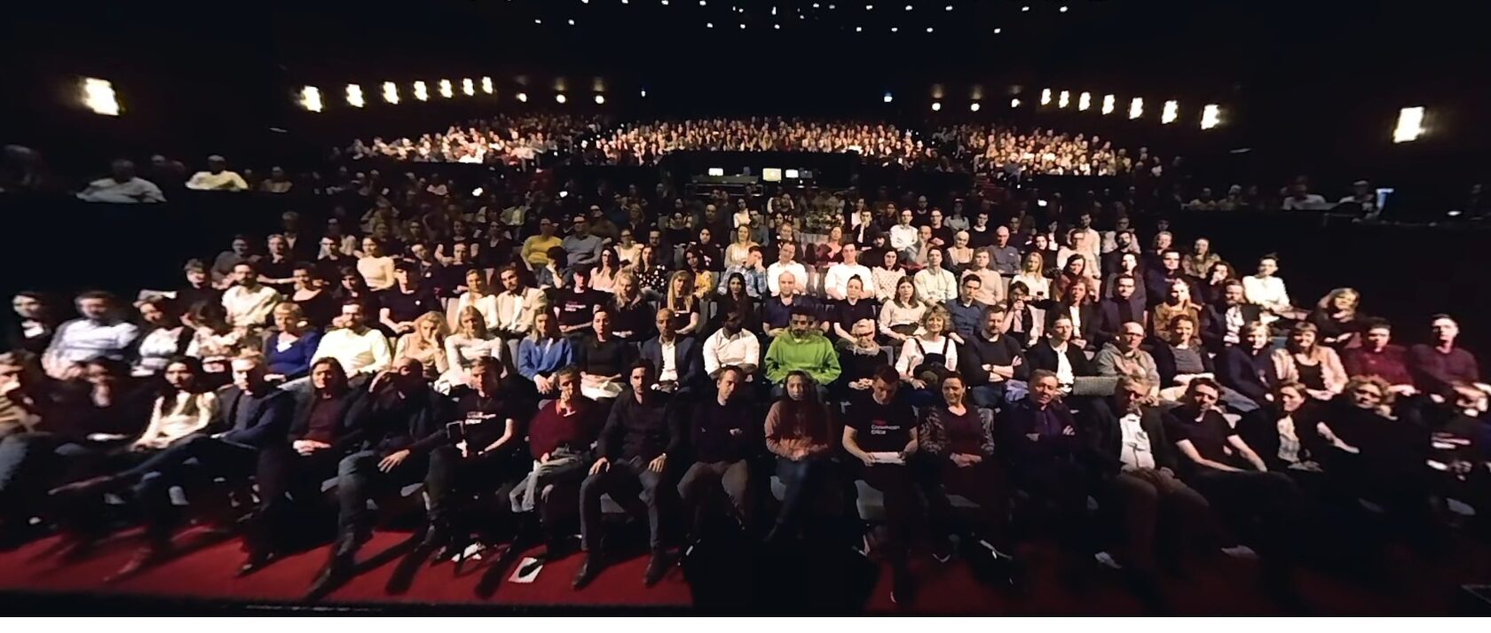 What the session participant sees (360 video)